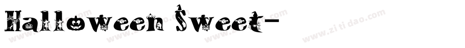 Halloween Sweet字体转换